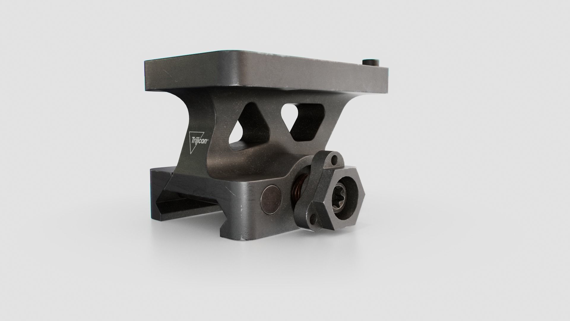 Trijicon RMR Miniature Reflex Sight Low-poly 3D model_15