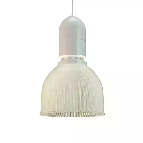 Industrial glass pendant light 3D model