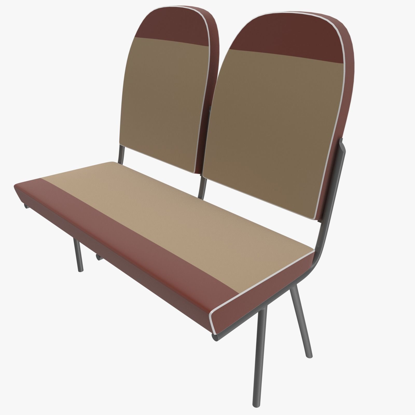 Passenger seats 3D model_1