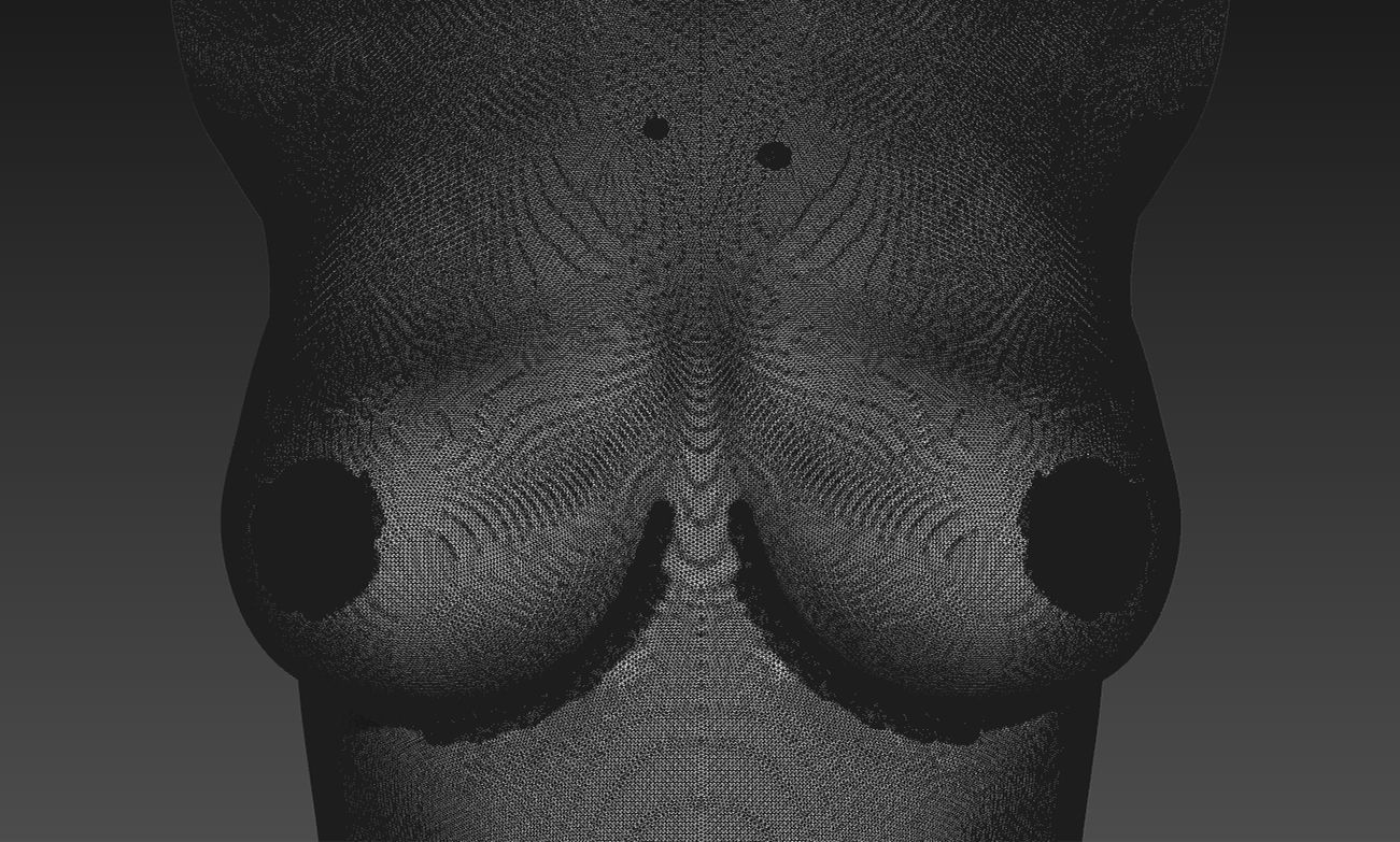 female body 6 3D print model_17