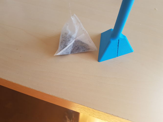 Magic straw to make instant tea based healthy drinks  3D print model