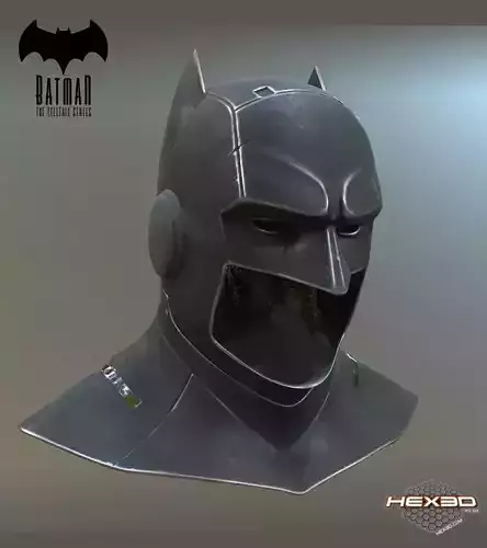 Batman Telltale Cowl 3D Print Ready 3D print model
