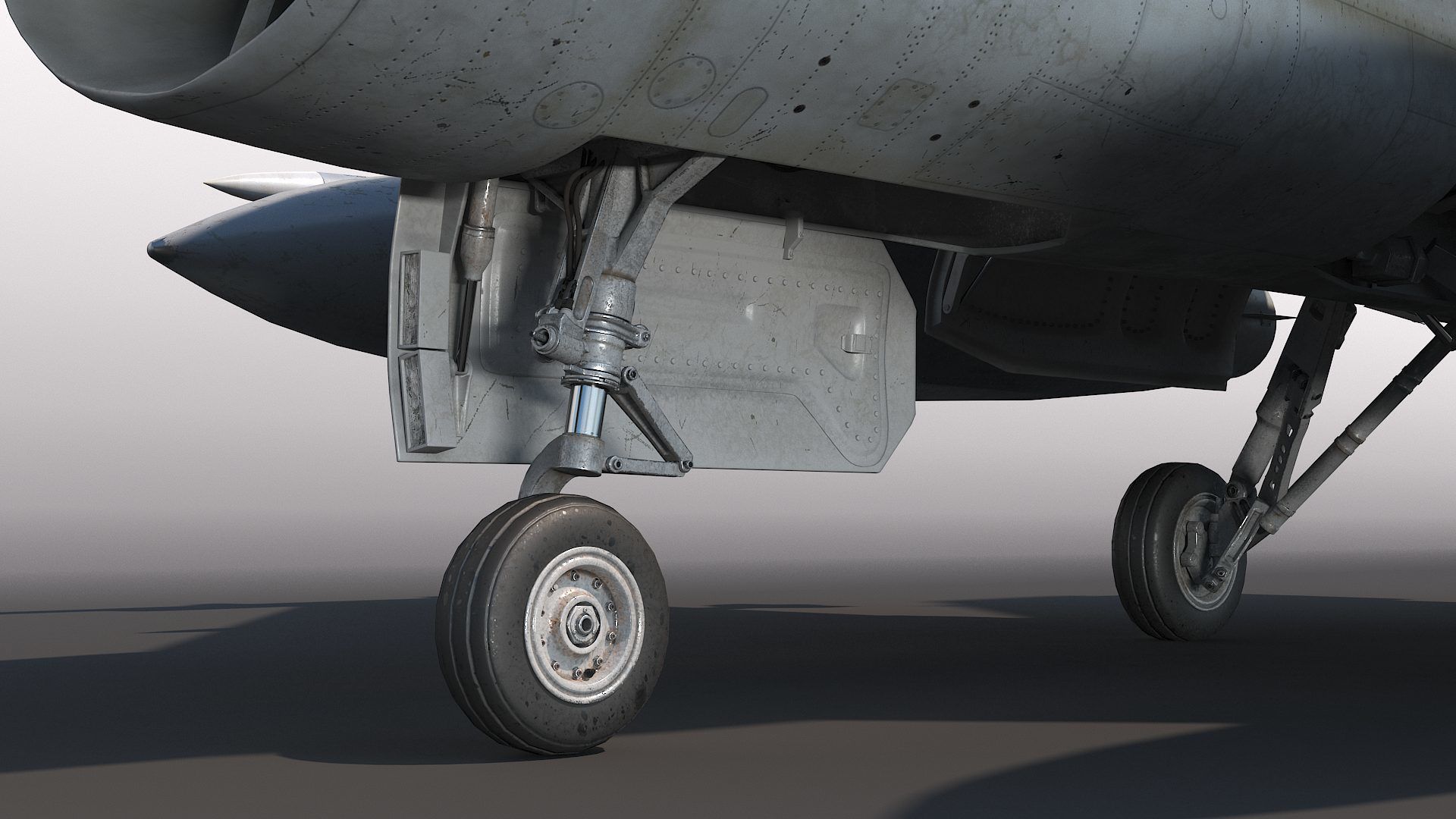 General Dynamics F-16 Fighting Falcon rigged 3D model_18