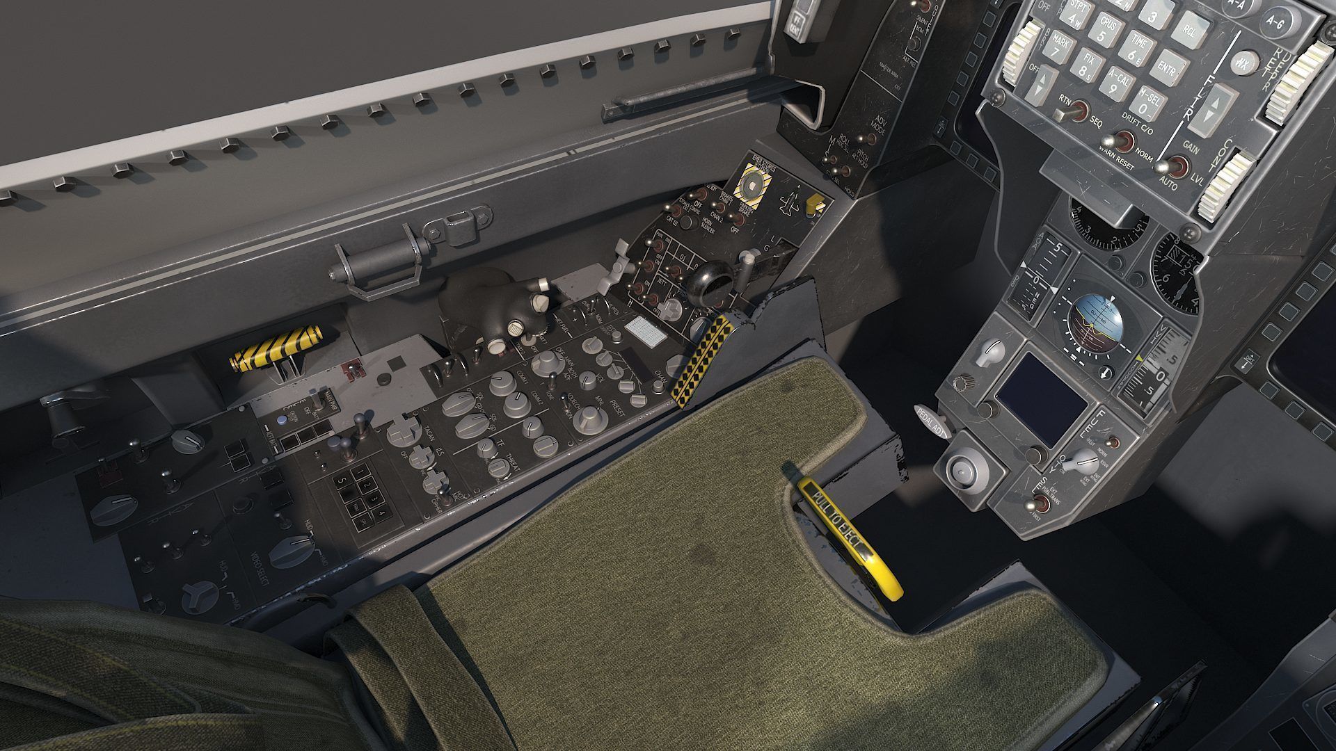 General Dynamics F-16 Fighting Falcon rigged 3D model_10