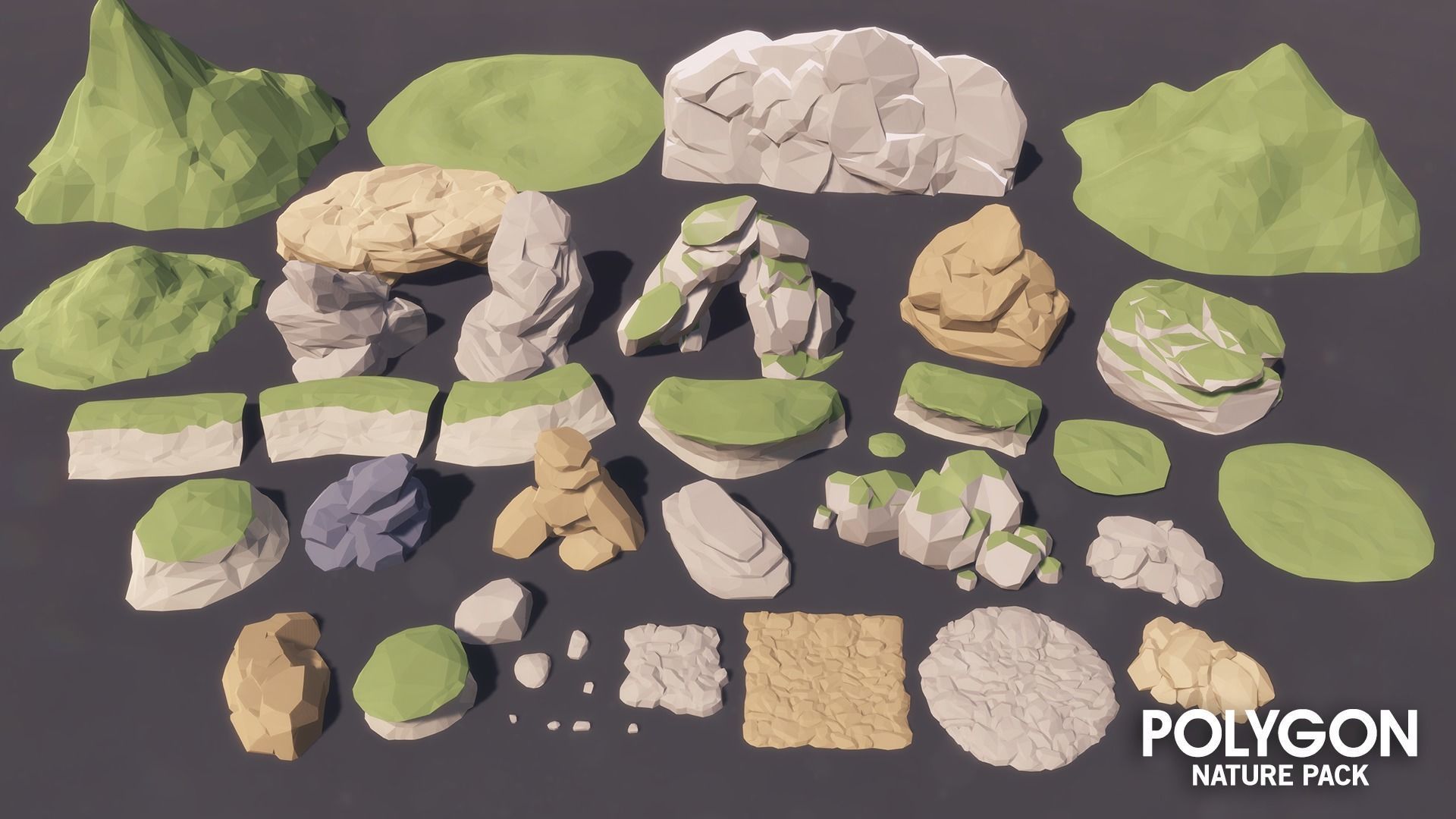 POLYGON - Nature Pack Low-poly 3D model_4