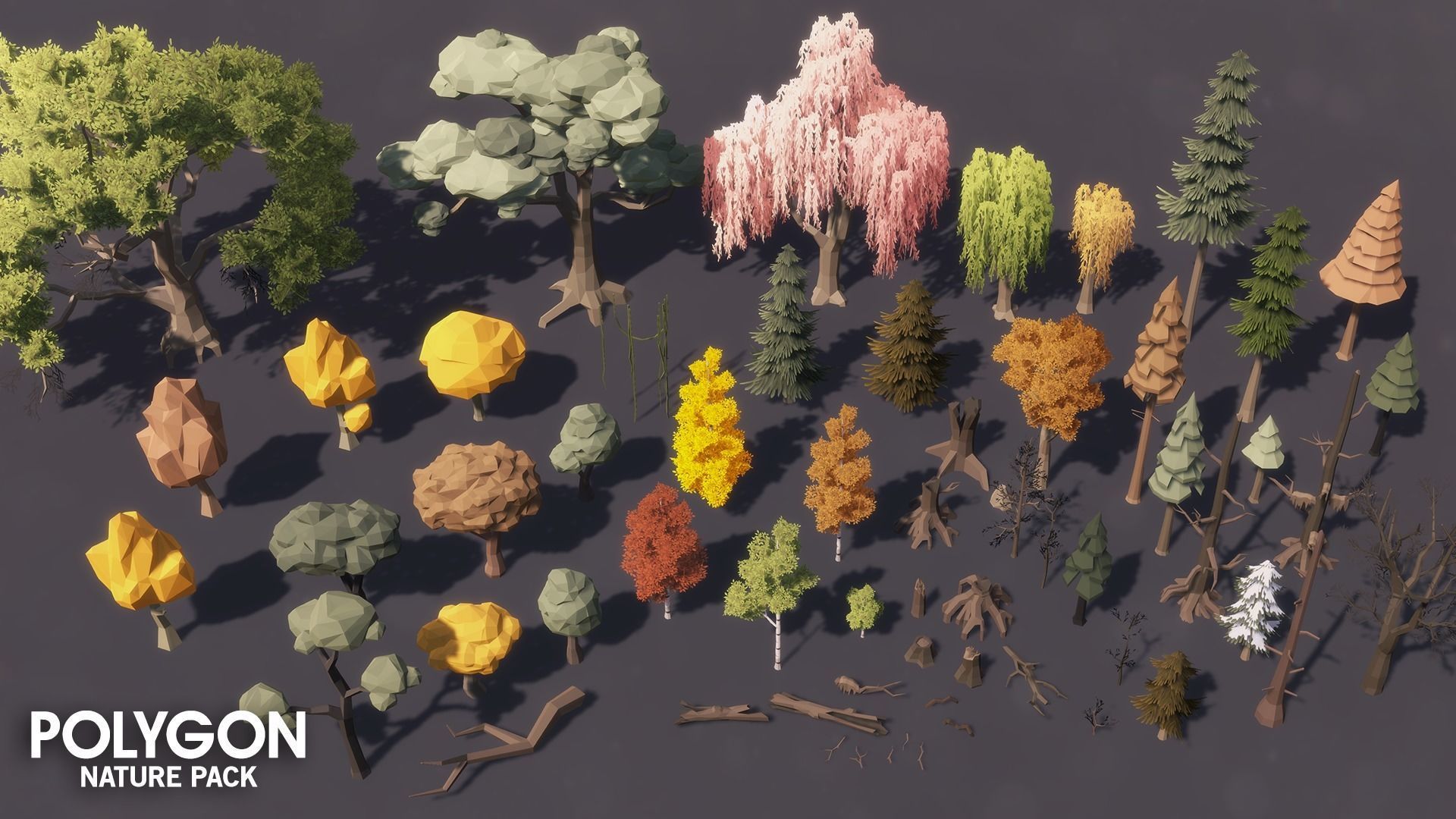 POLYGON - Nature Pack Low-poly 3D model_6