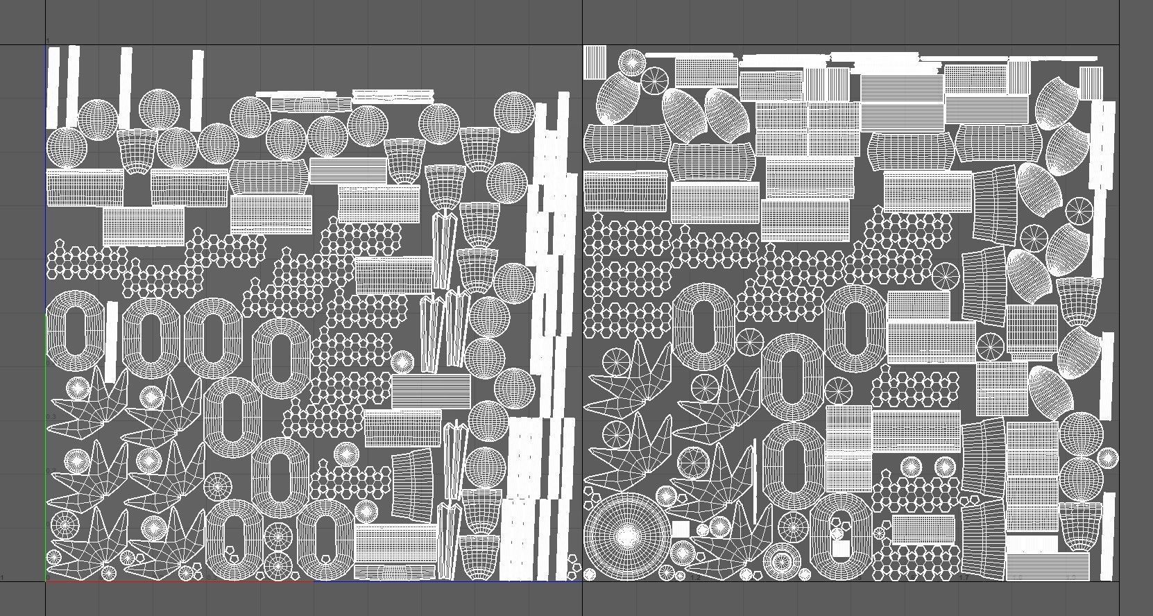 chandelier with four lights 3D model_6