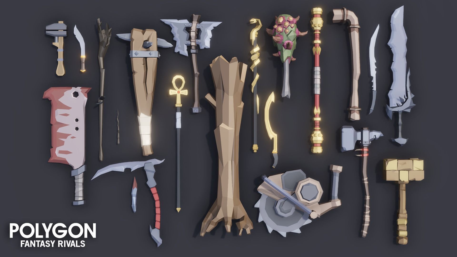 POLYGON - Fantasy Rivals Pack Low-poly 3D model_6
