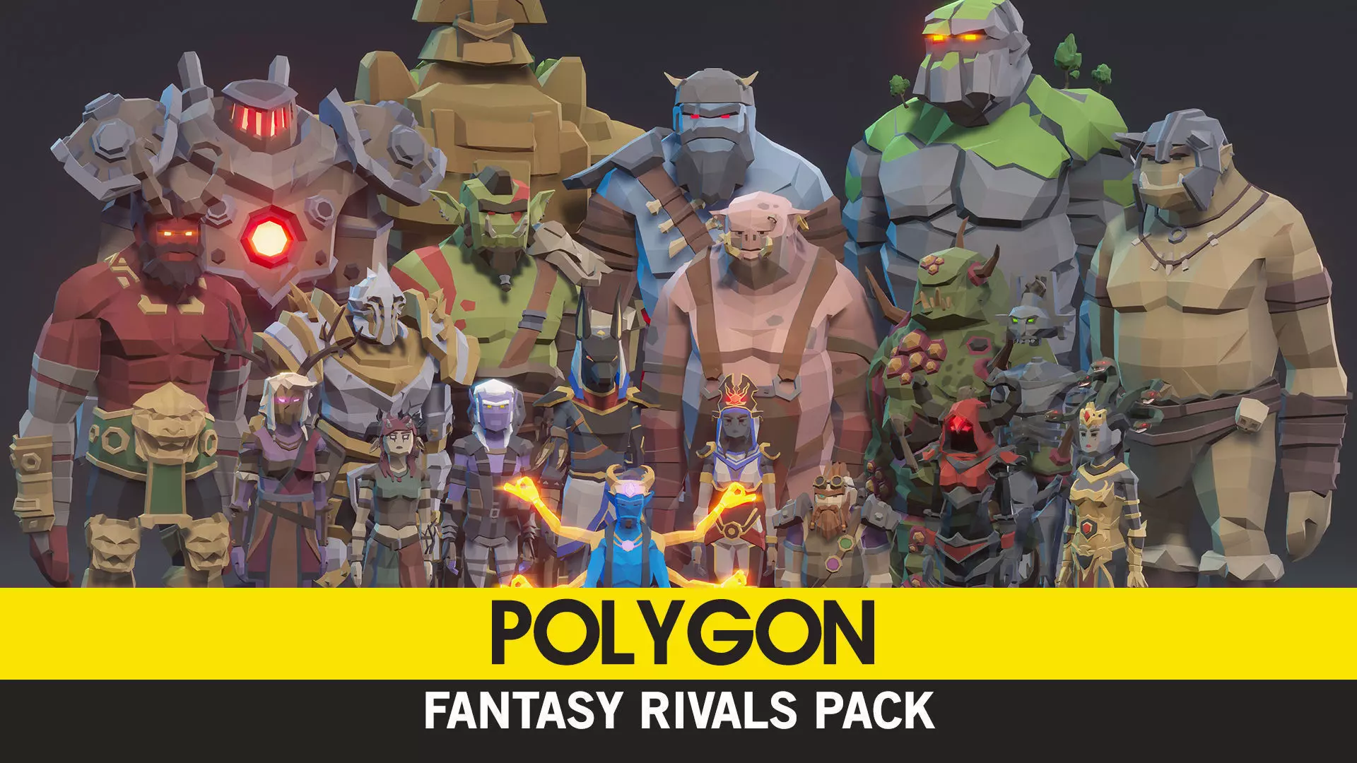 POLYGON - Fantasy Rivals Pack Low-poly 3D model_0