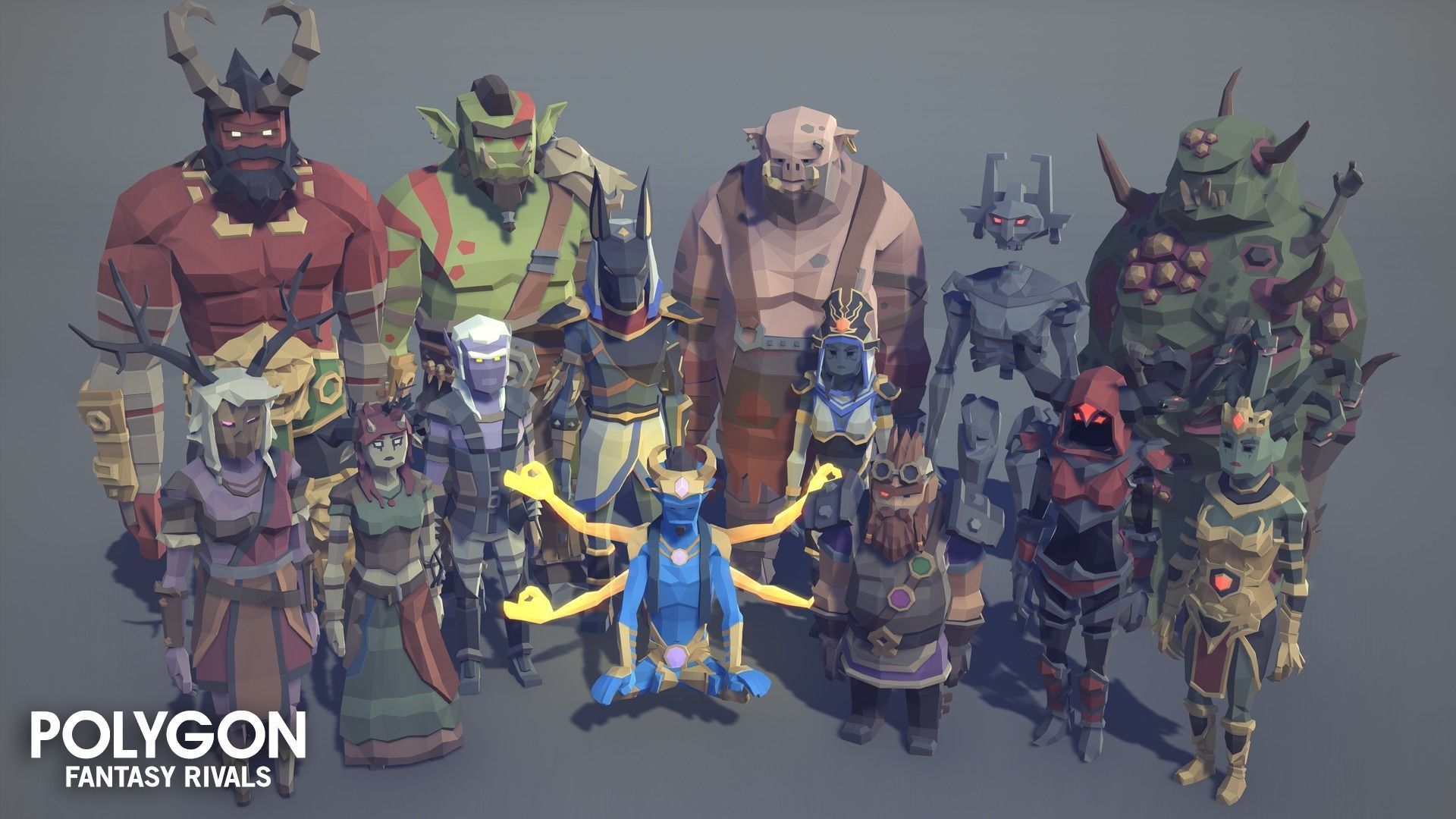 POLYGON - Fantasy Rivals Pack Low-poly 3D model_3