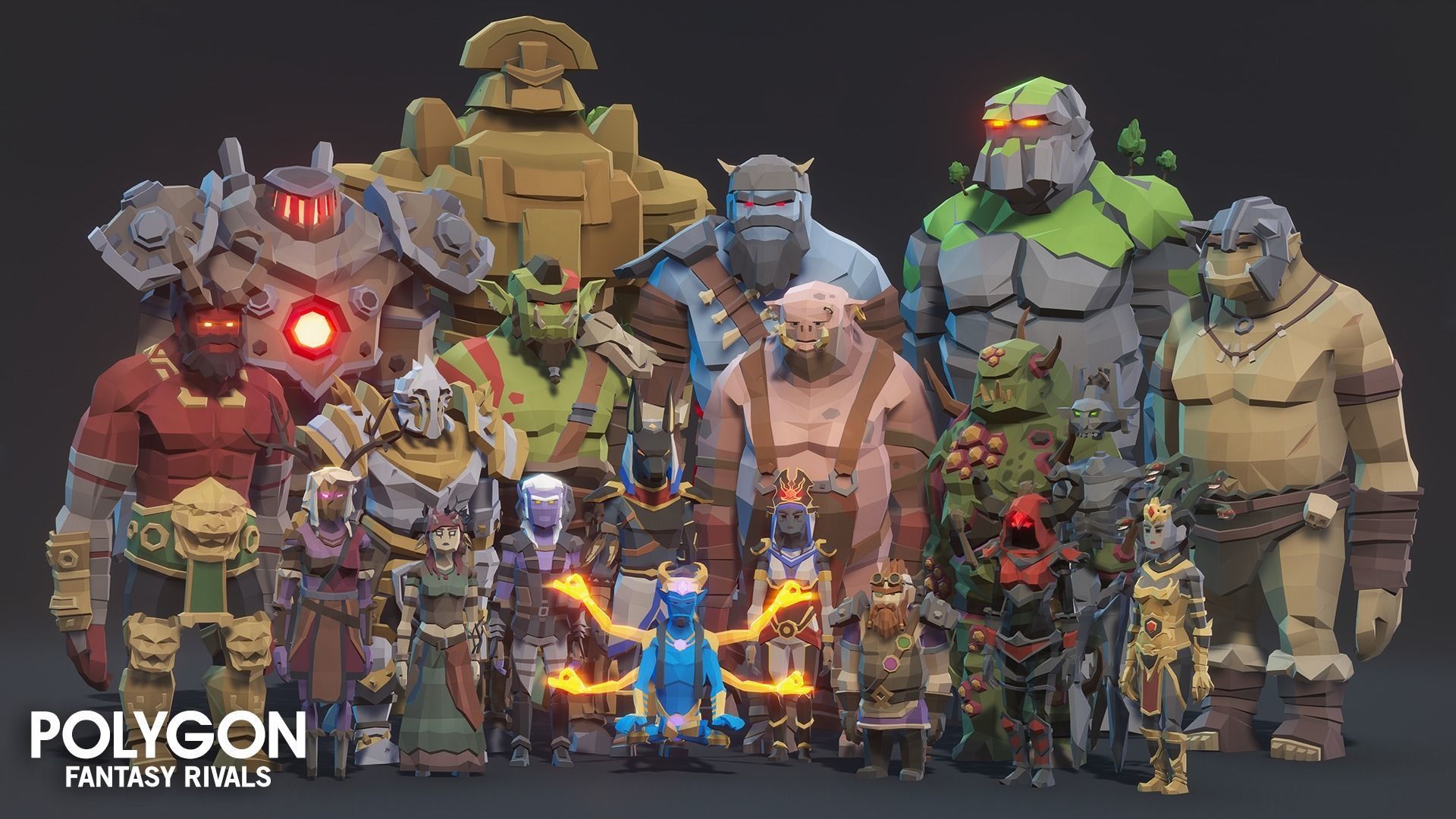 POLYGON - Fantasy Rivals Pack Low-poly 3D model_1