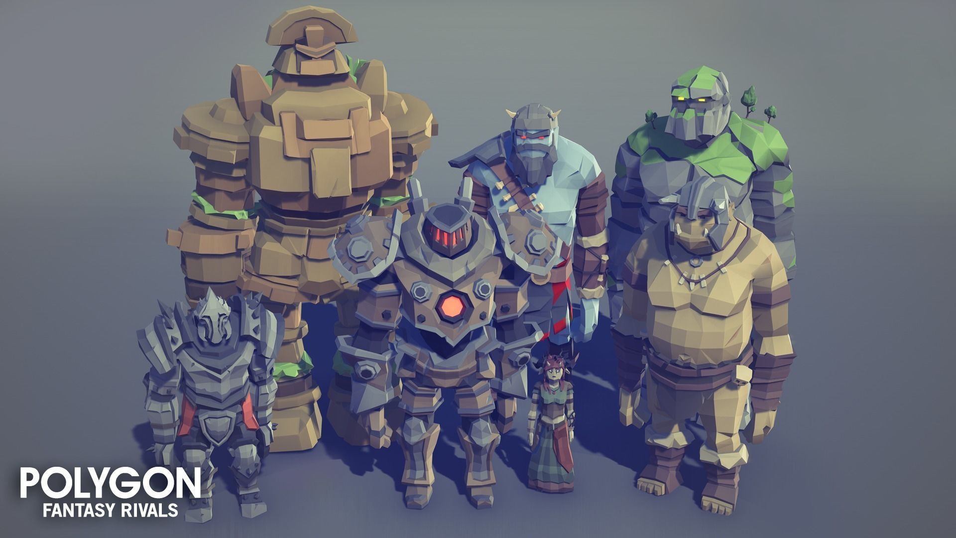 POLYGON - Fantasy Rivals Pack Low-poly 3D model_4