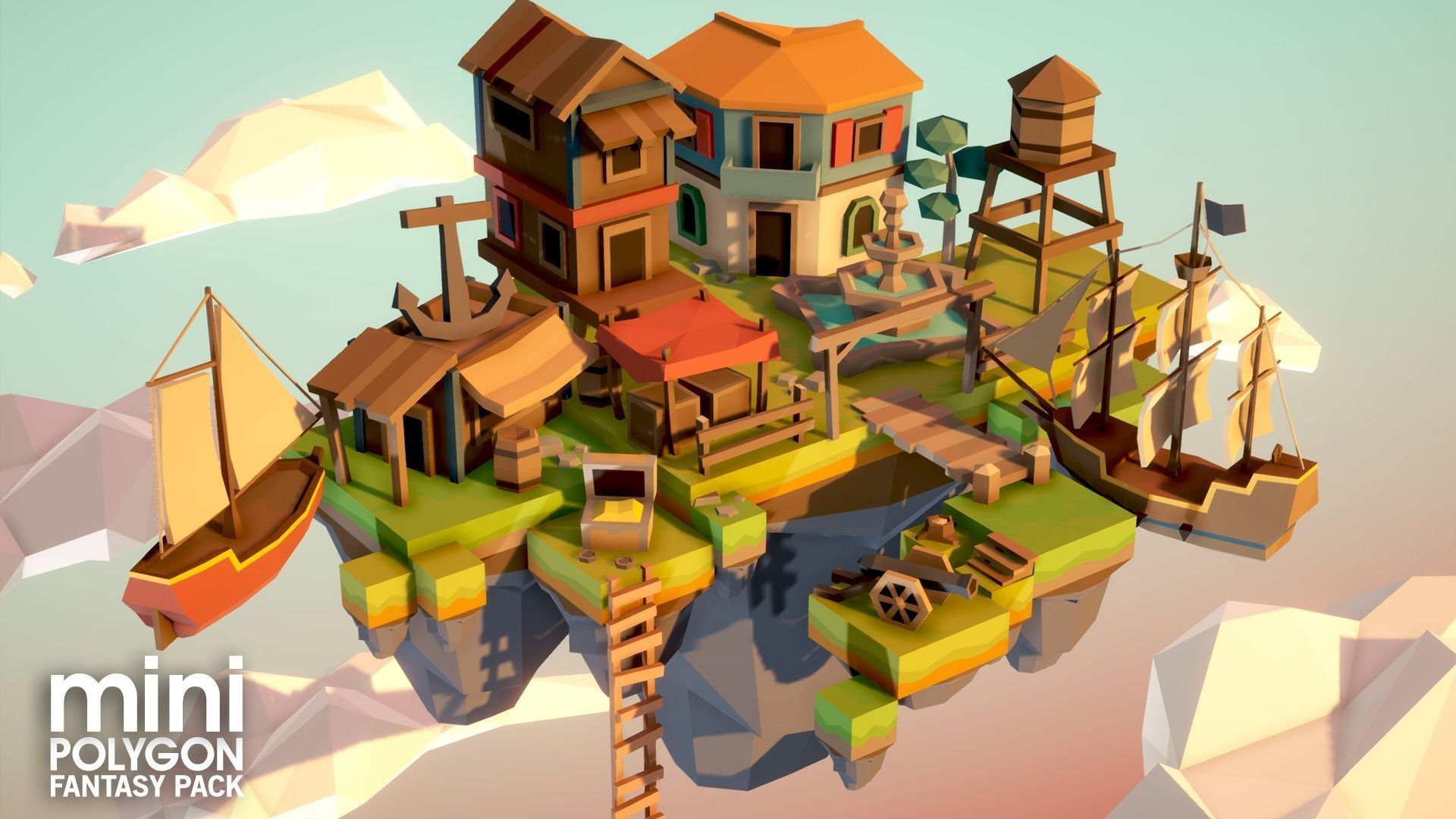 POLYGON MINI - Fantasy Pack Low-poly 3D model_5