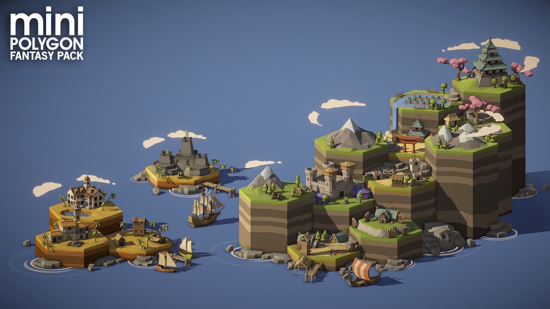 POLYGON MINI - Fantasy Pack Low-poly 3D model_2
