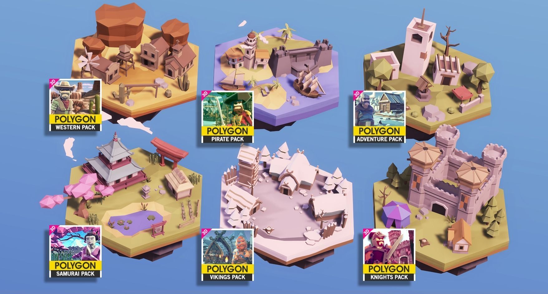 POLYGON MINI - Fantasy Pack Low-poly 3D model_6