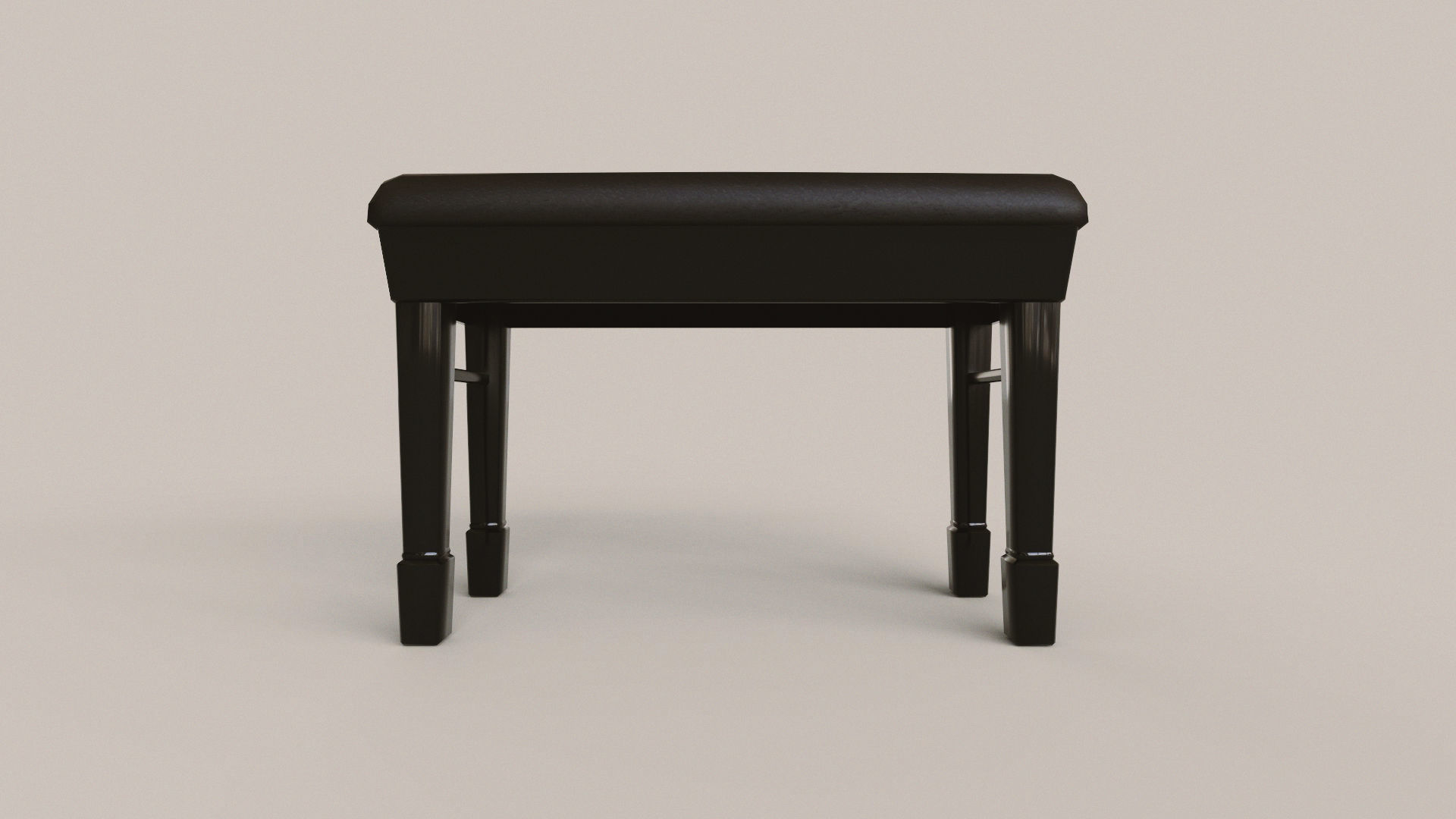 Grand Piano Low-poly 3D model_10