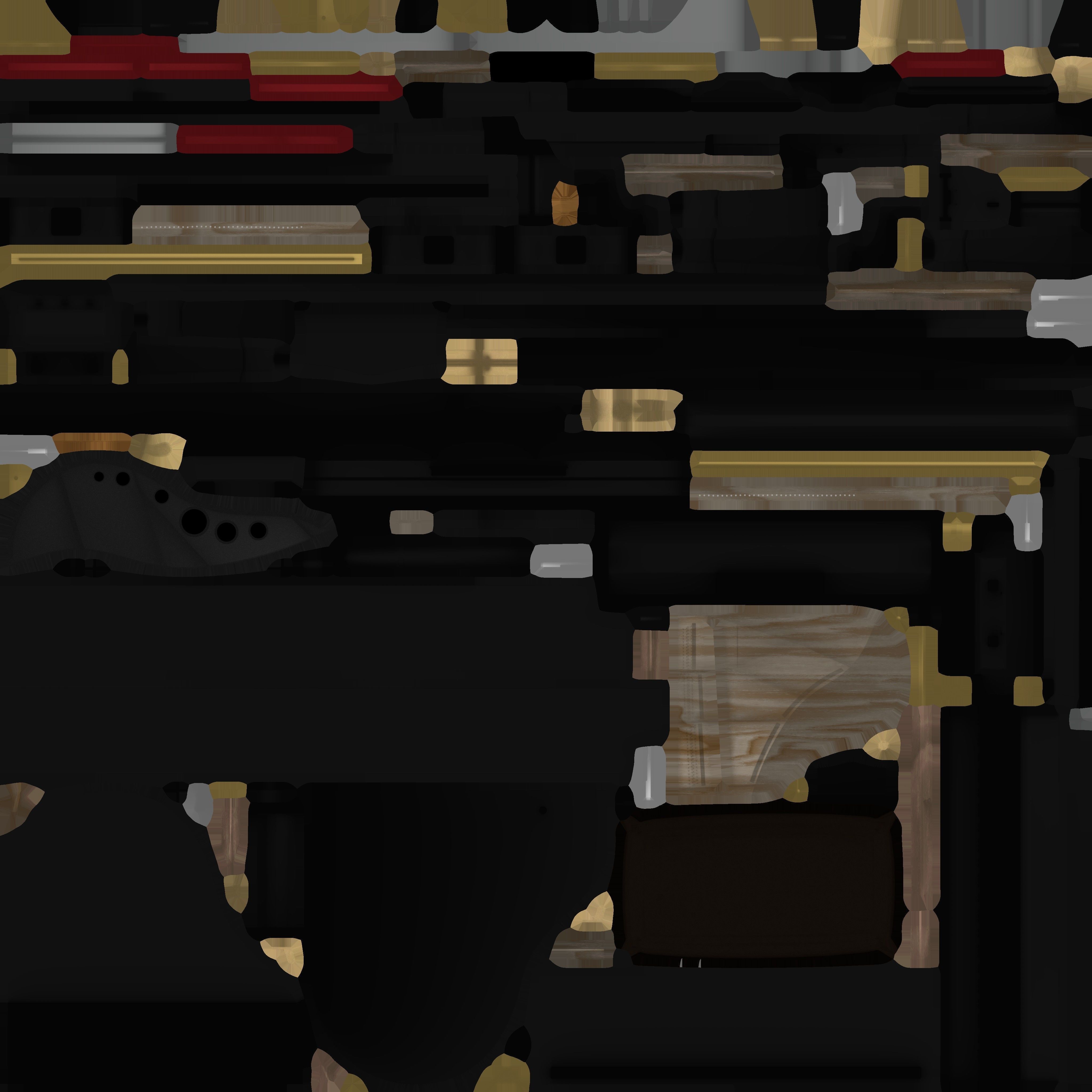 Grand Piano Low-poly 3D model_16