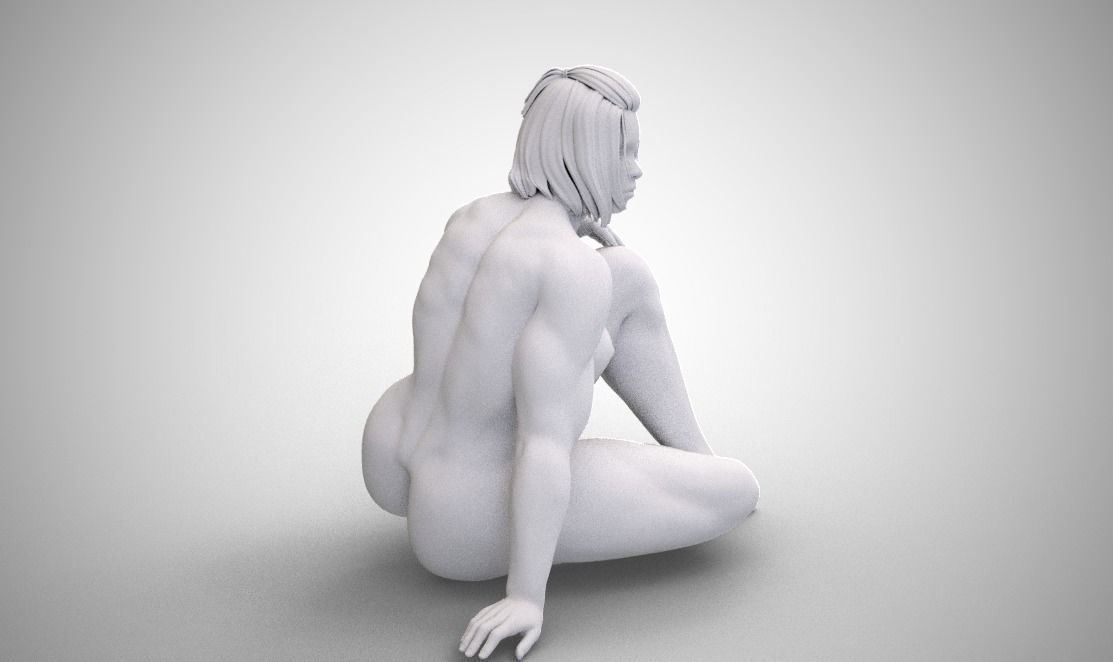 Forest Lady 3D print model_6