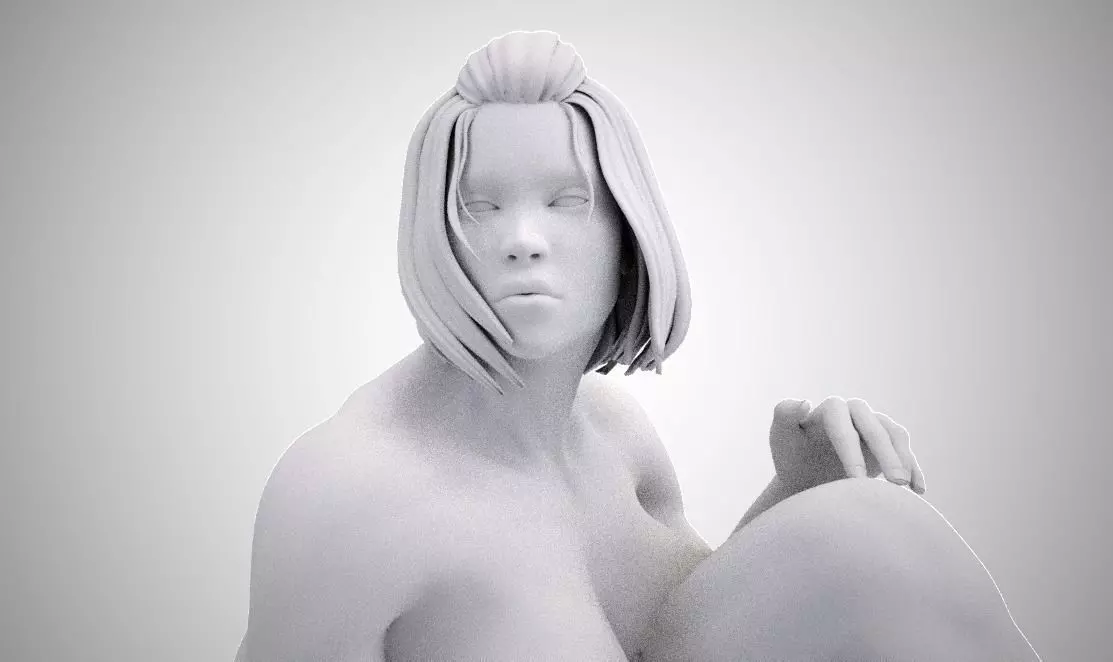 Forest Lady 3D print model_0