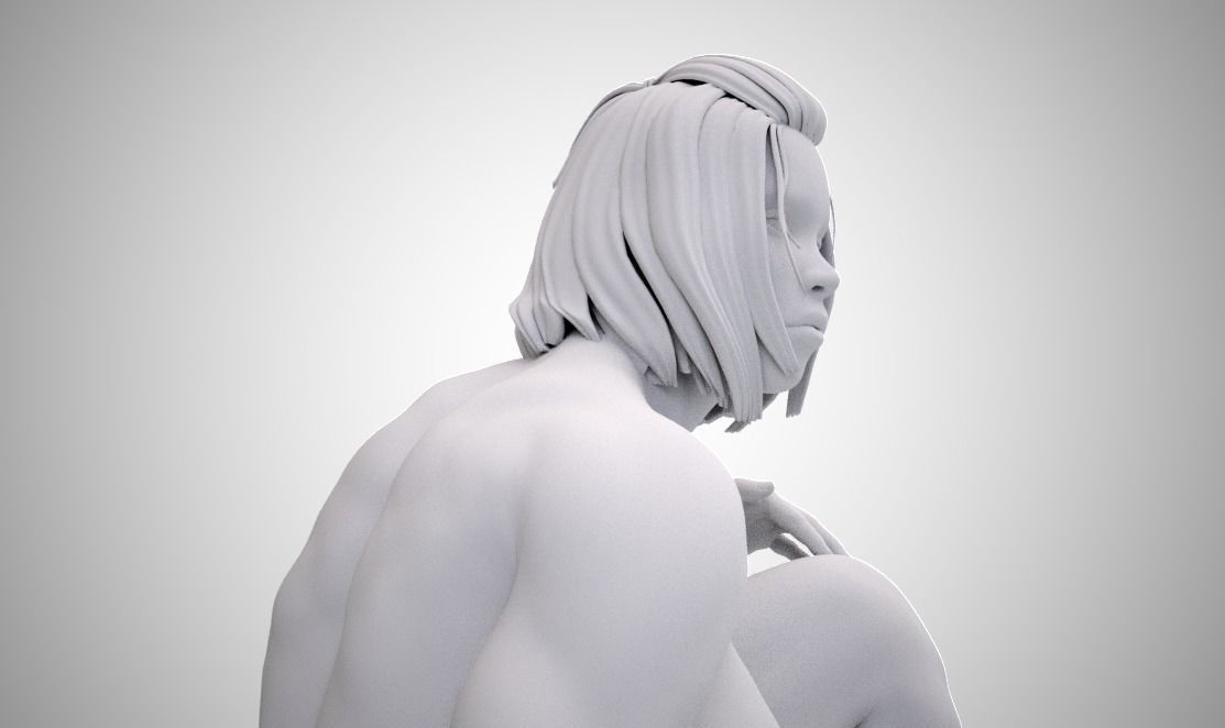 Forest Lady 3D print model_7