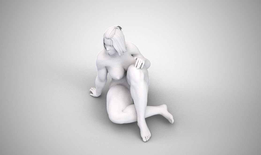Forest Lady 3D print model_2