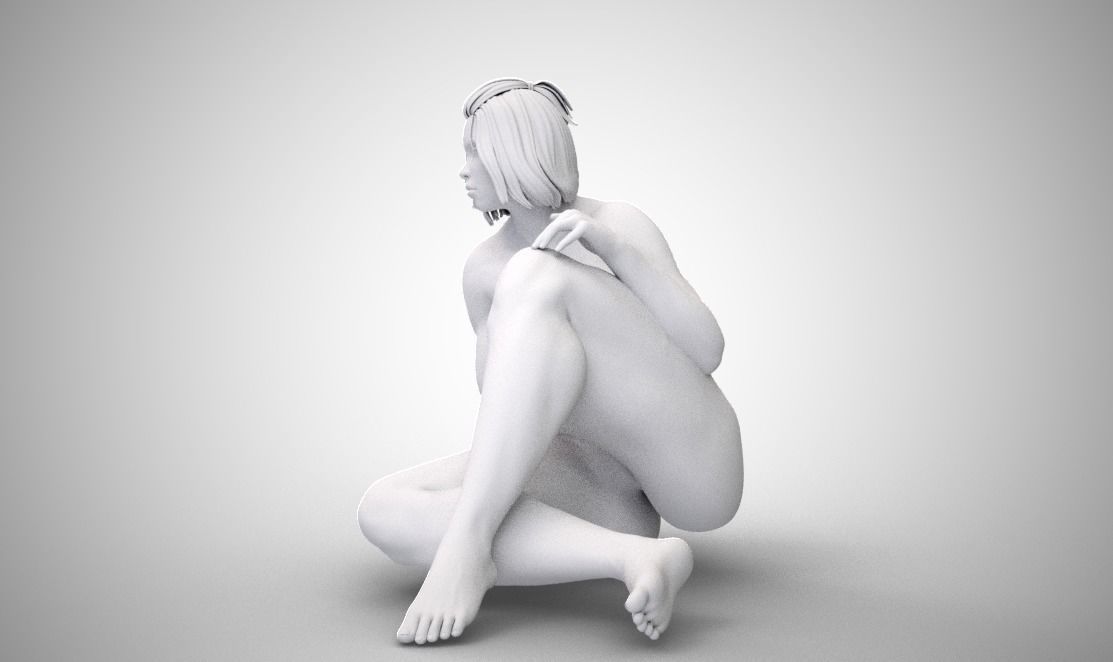 Forest Lady 3D print model_5