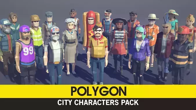 POLYGON - City Characters Pack