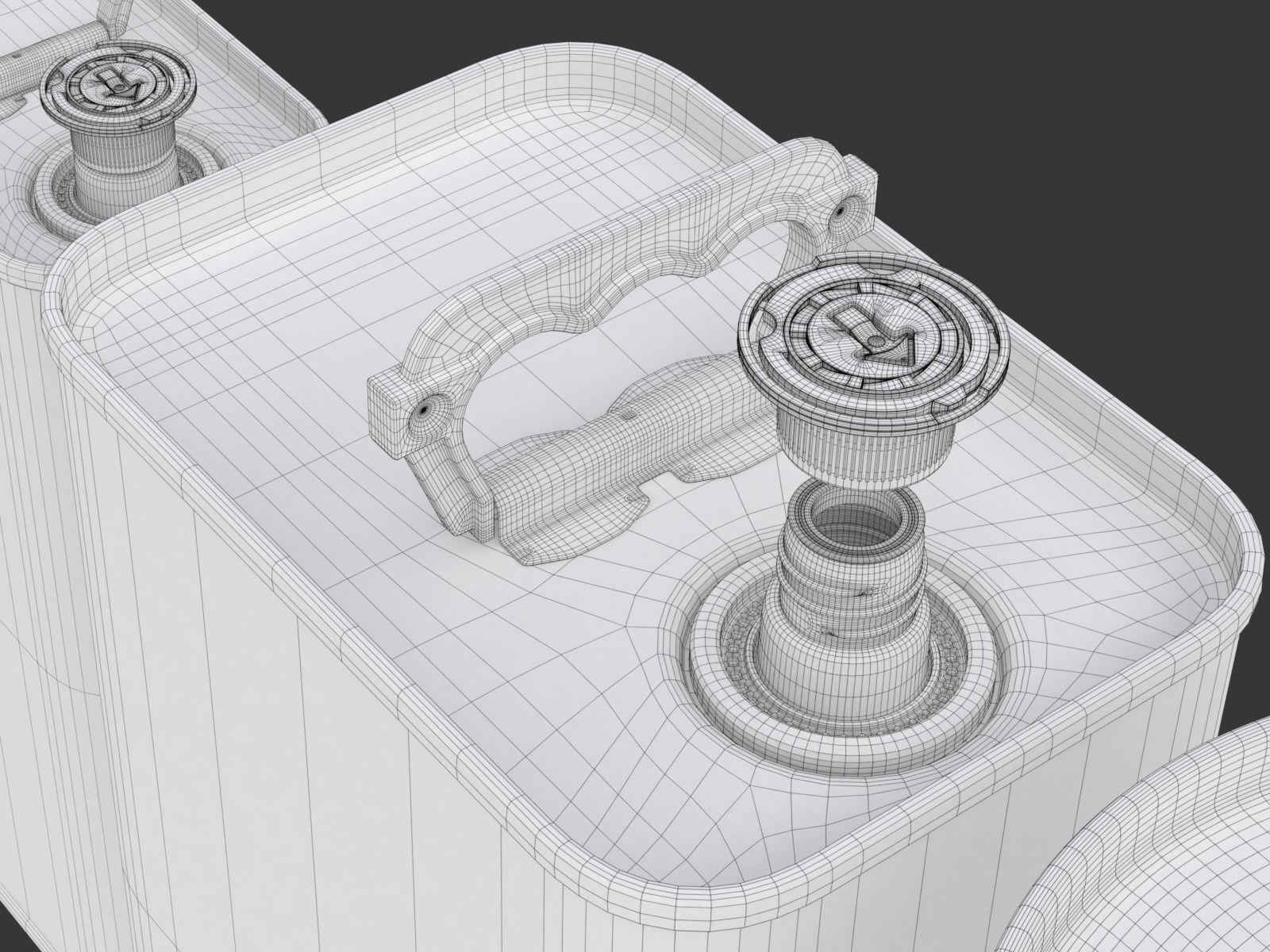 Olive Oil Can Set 3D model_33