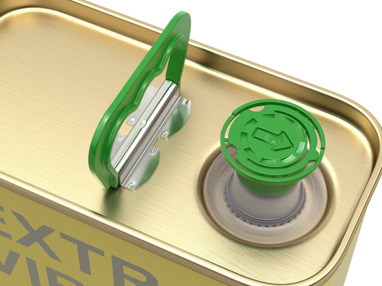 Olive Oil Can Set 3D model_13