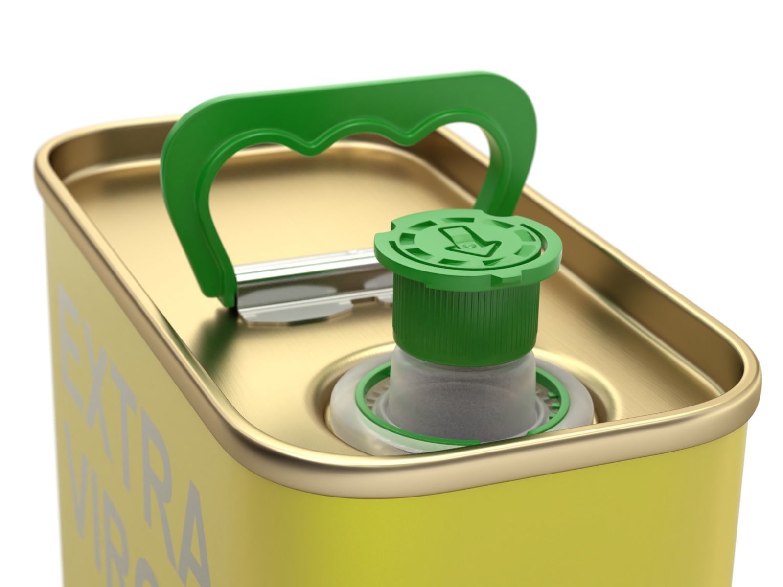 Olive Oil Can Set 3D model_15