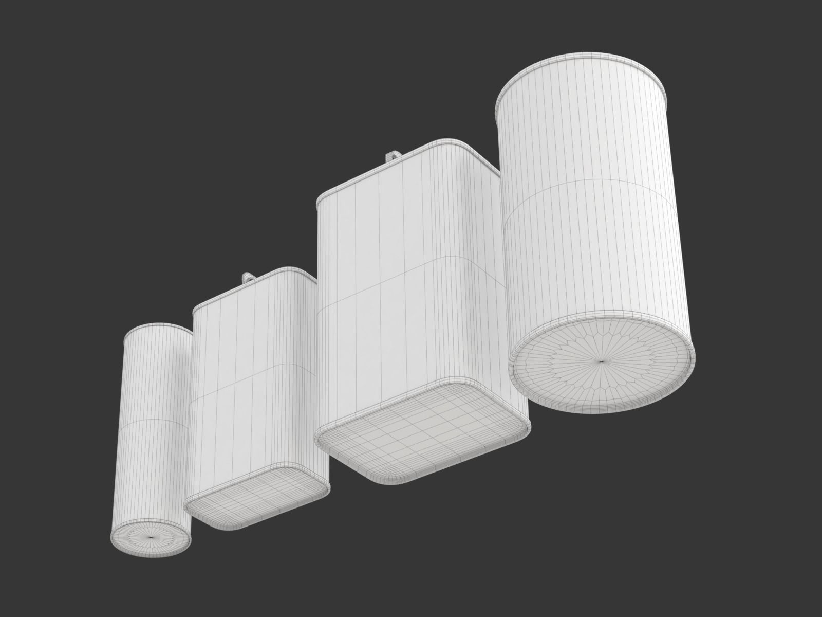 Olive Oil Can Set 3D model_35