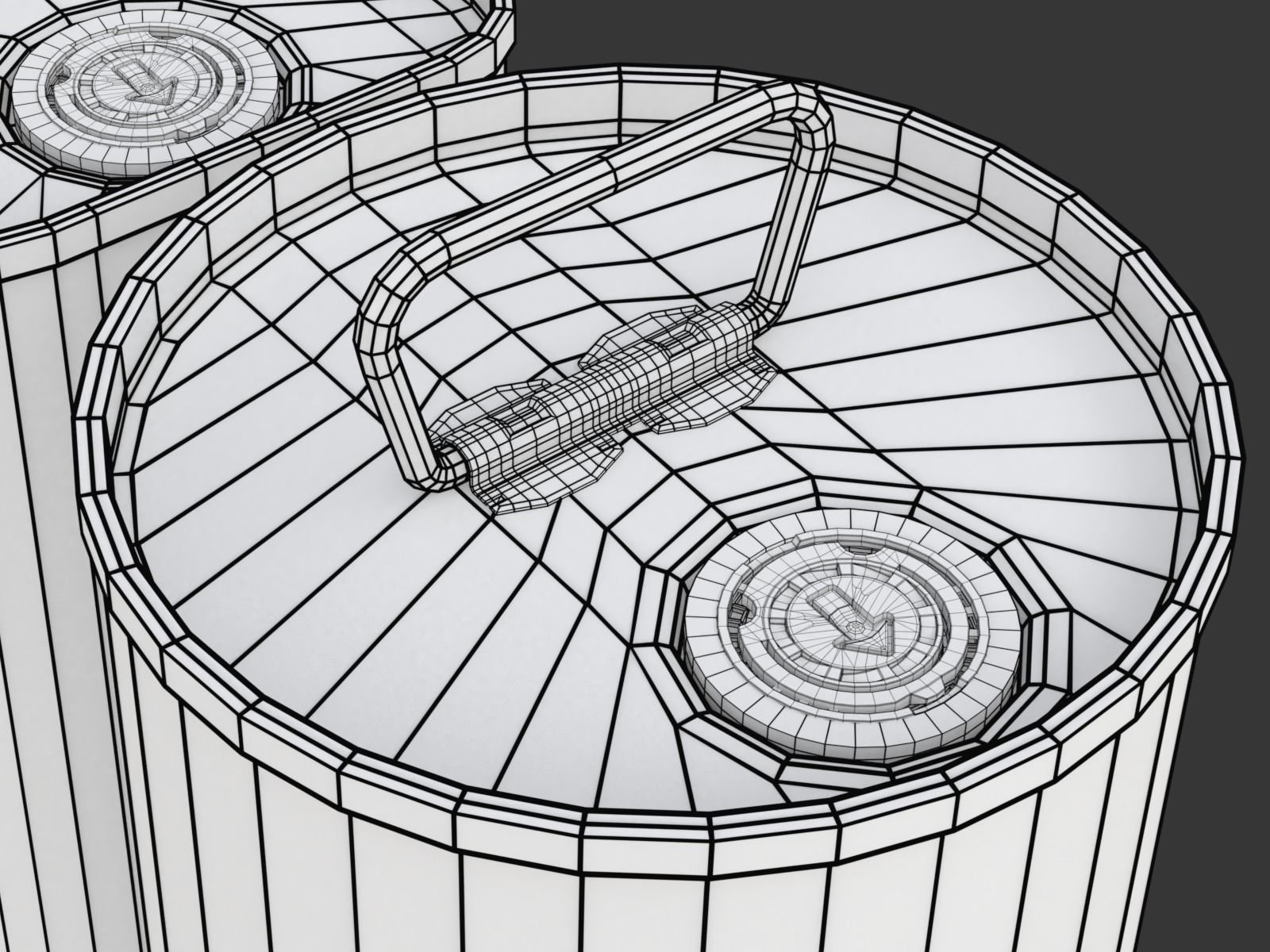 Olive Oil Can Set 3D model_28