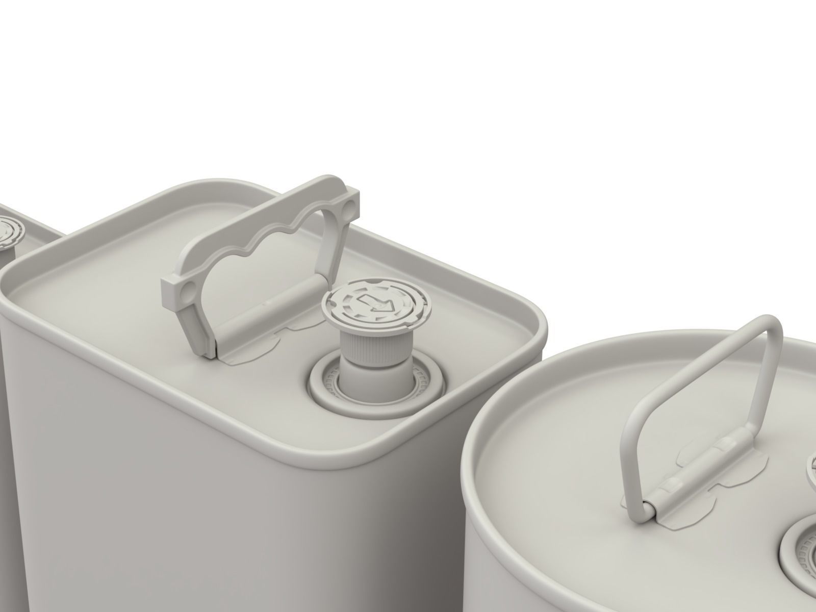 Olive Oil Can Set 3D model_20