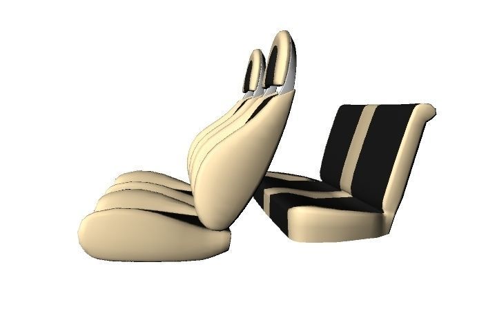 Car Seats AAA 3D model