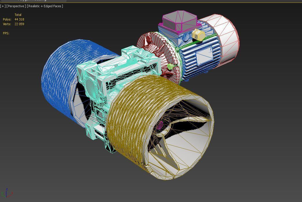 Winch 3D model_12