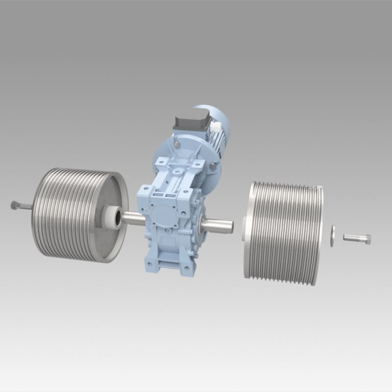 Winch 3D model_10