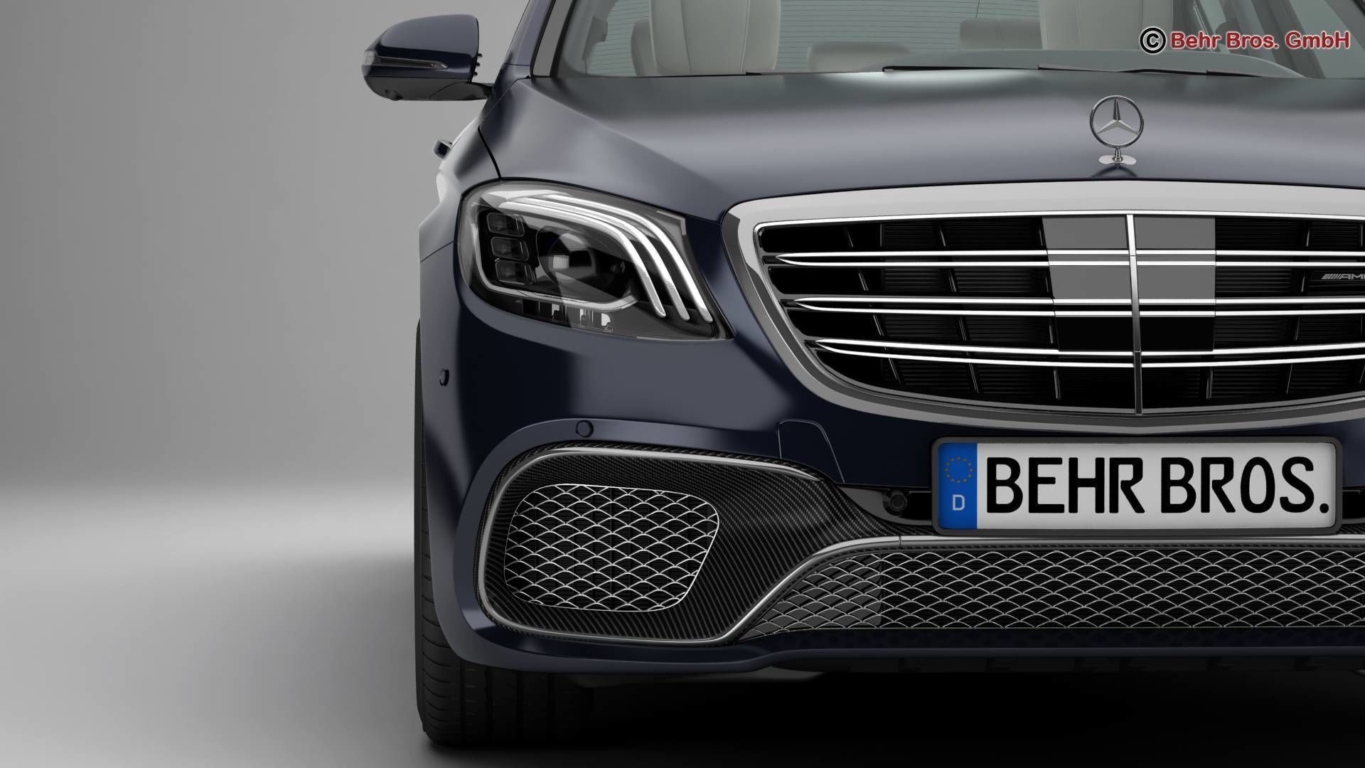 Mercedes S Class AMG S65 2018 3D model_7