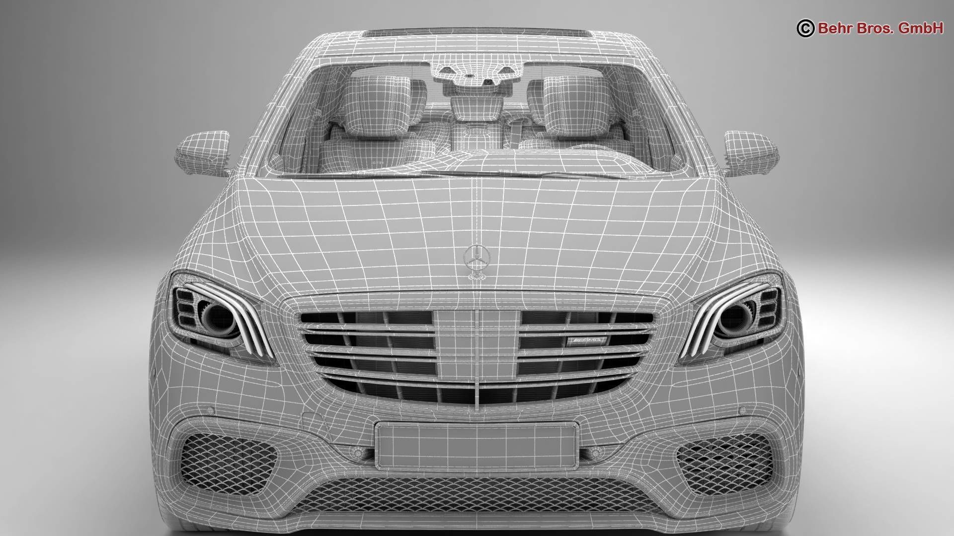 Mercedes S Class AMG S65 2018 3D model_21