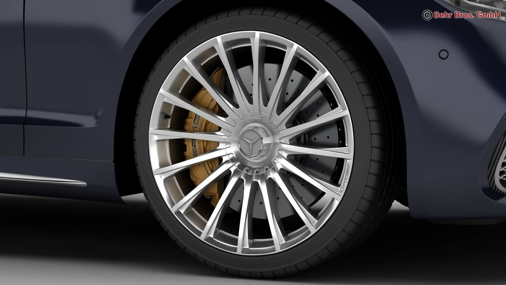 Mercedes S Class AMG S65 2018 3D model_8