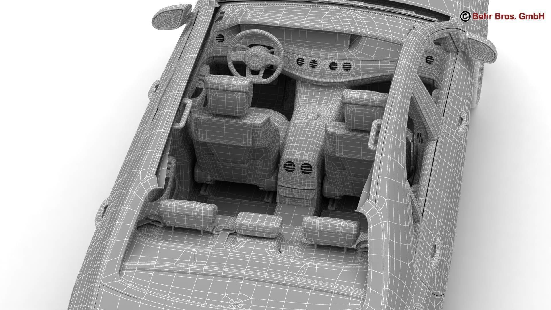 Mercedes S Class AMG S65 2018 3D model_27