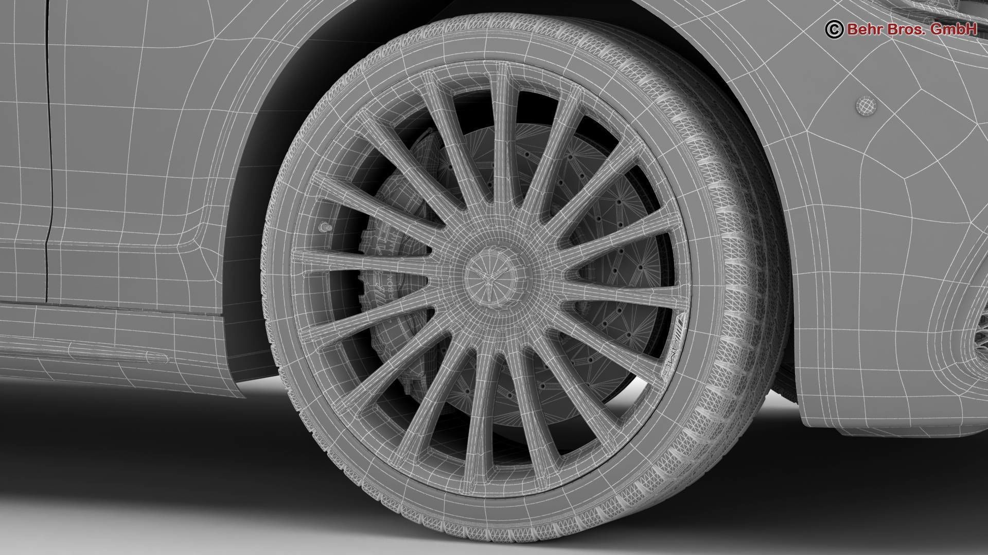 Mercedes S Class AMG S65 2018 3D model_23