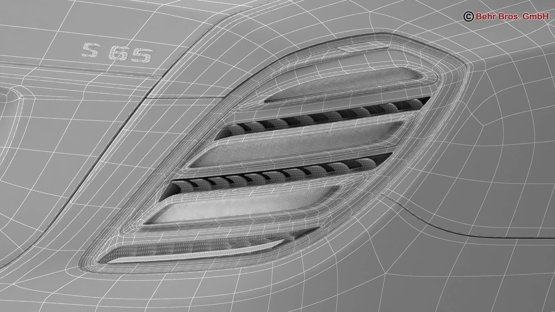 Mercedes S Class AMG S65 2018 3D model_25