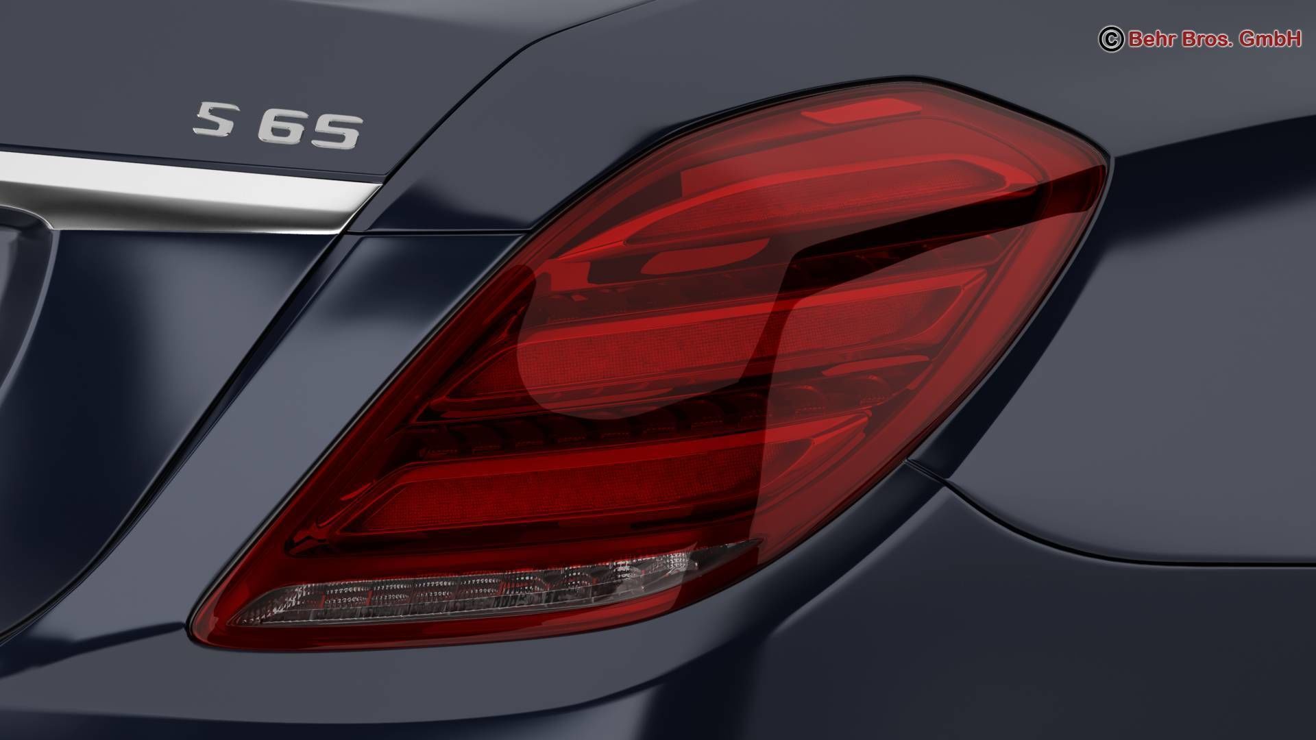 Mercedes S Class AMG S65 2018 3D model_10