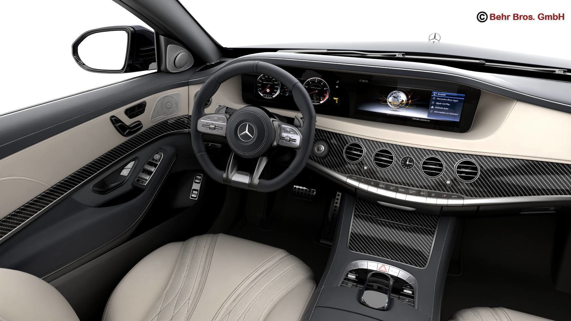 Mercedes S Class AMG S65 2018 3D model_14