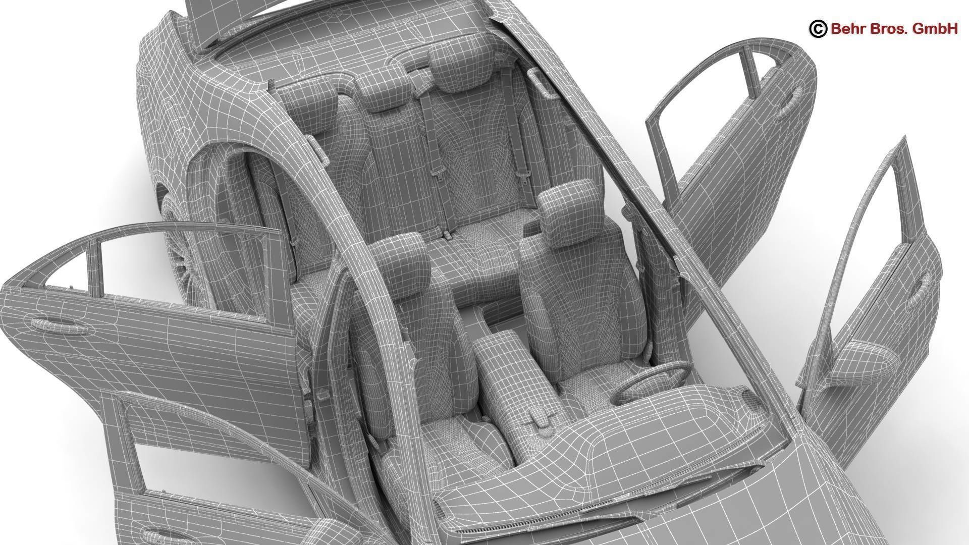 Mercedes S Class AMG S65 2018 3D model_26