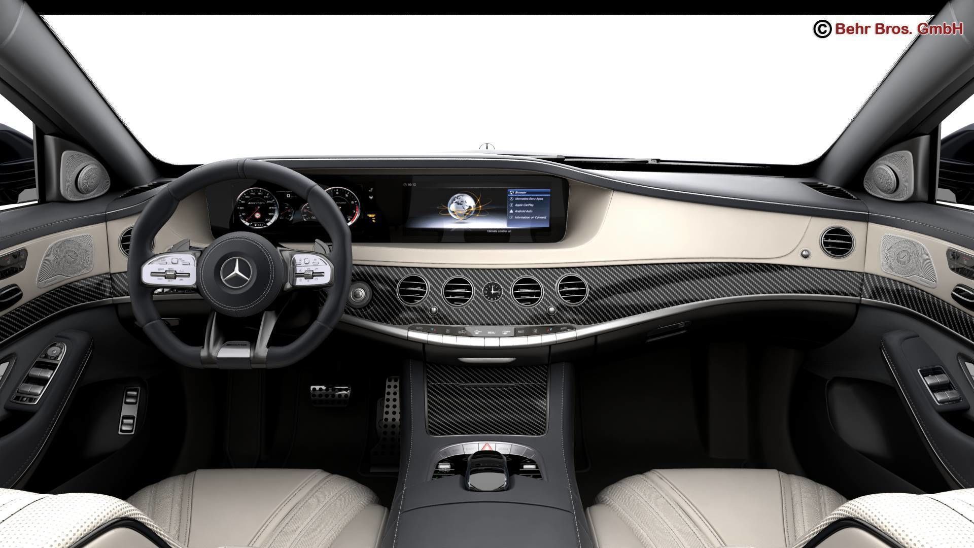 Mercedes S Class AMG S65 2018 3D model_13