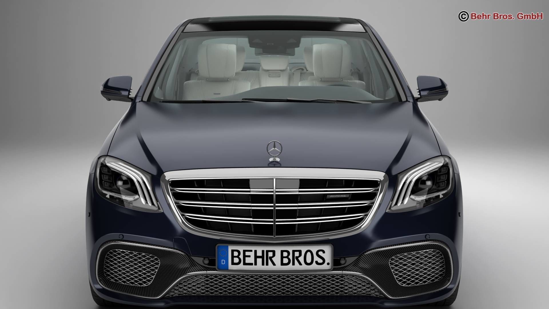 Mercedes S Class AMG S65 2018 3D model_6