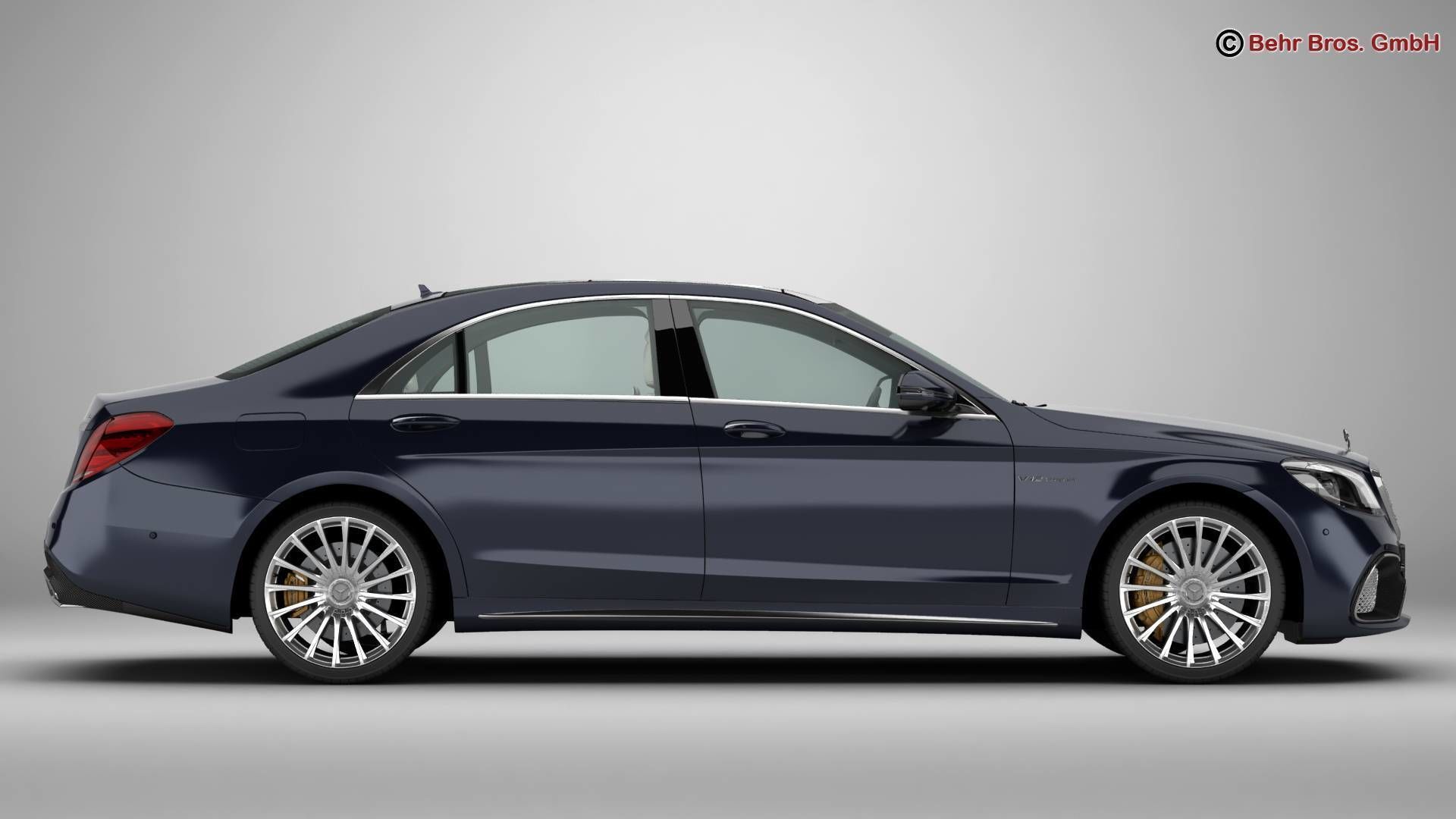 Mercedes S Class AMG S65 2018 3D model_5