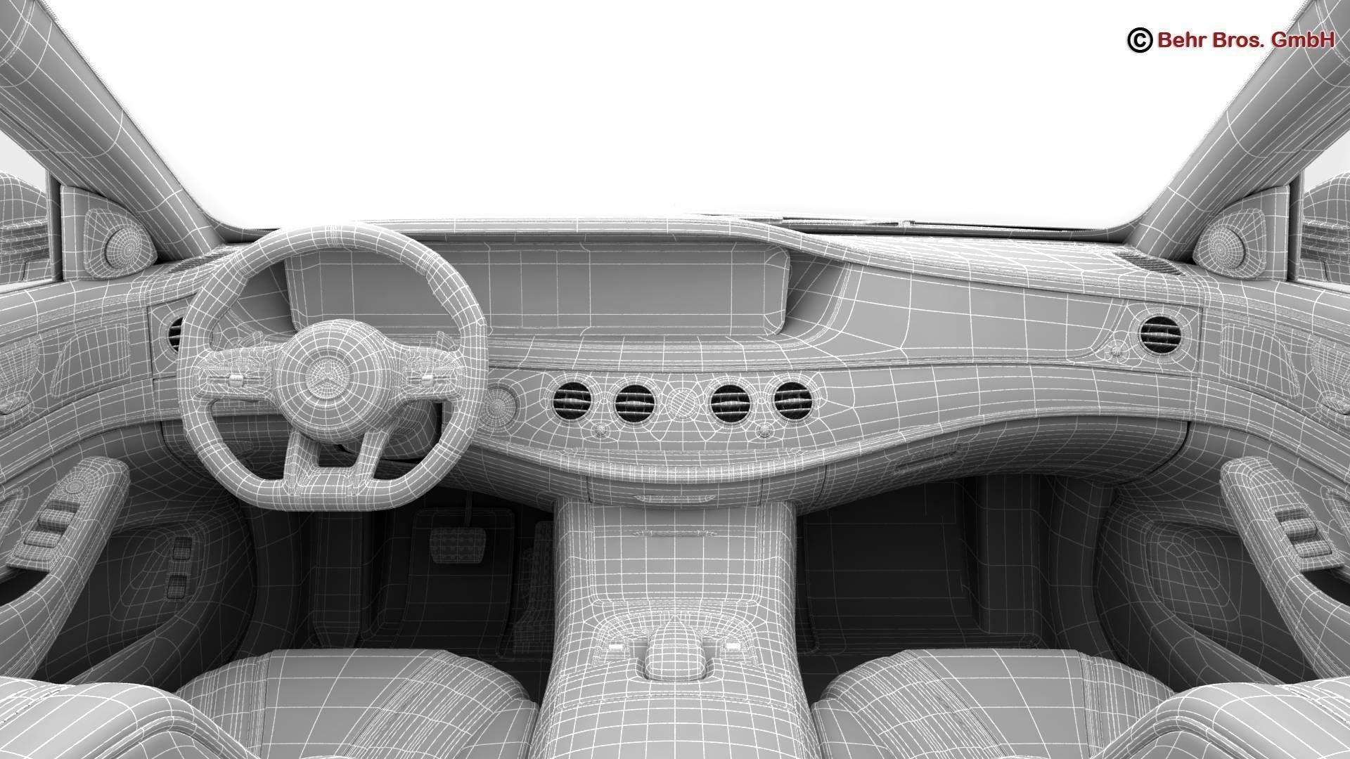 Mercedes S Class AMG S65 2018 3D model_28