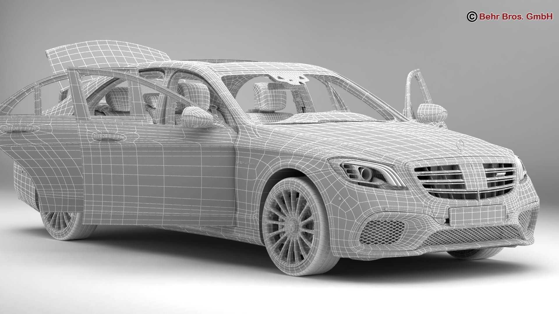 Mercedes S Class AMG S65 2018 3D model_17